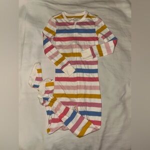 Old Navy Multicolor Striped Kids Footie
